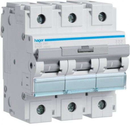 Disj.3P 15kA B-100A 4.5m - DISJONCTEURS MULTI.  HAGER HMB390