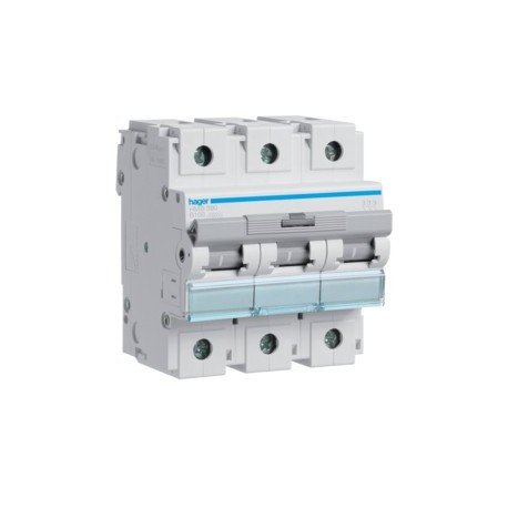 Disj.3P 15kA B-100A 4.5m - DISJONCTEURS MULTI.  HAGER HMB390