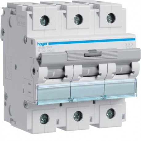 Disj.3P 15kA B-125A 4.5m - DISJONCTEURS MULTI.  HAGER HMB399