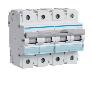 Disj.4P 15kA B-125A 6m - DISJONCTEURS MULTI.  HAGER HMB499