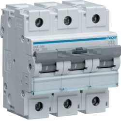 Disj.3P 15kA C-80A 4.5m - DISJONCTEURS MULTI. HAGER HMC380