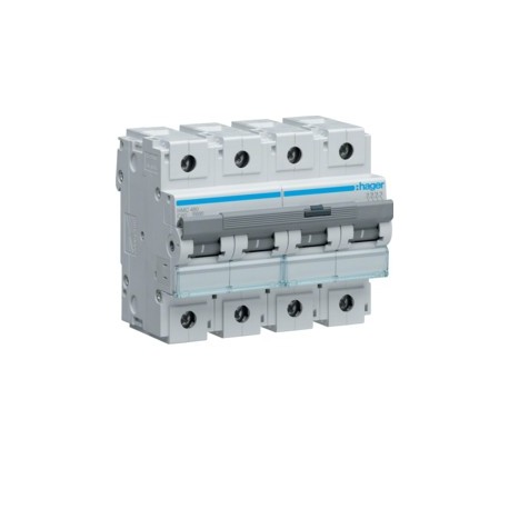 Disj.4P 15kA C-80A 6m - DISJONCTEURS MULTI.  HAGER HMC480