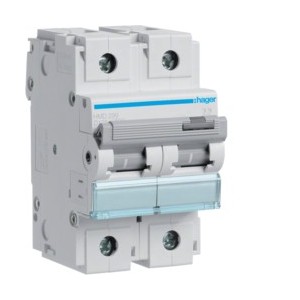 Disj.2P 15kA D-125A 3m - DISJONCTEURS MULTI.  HAGER HMD299