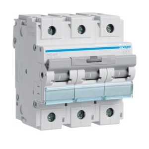 Disj.3P 15kA  D-100A 4.5m - DISJONCTEURS MULTI.  HAGER HMD390