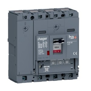 Disj.h3+P160 LSNI 4x100A 50kA - APPAREILLAGE DE TETE  HAGER HMS101GC