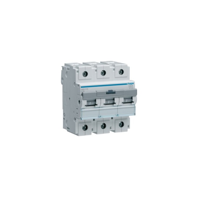 Disj.3P 50kA C-16A 4.5m - DISJONCTEURS MULTI.  HAGER HMX316