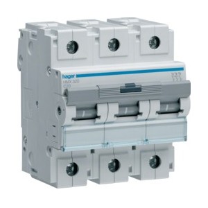 Disj.3P 50kA C-20A 4.5m - DISJONCTEURS MULTI.  HAGER HMX320