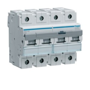 Disj.4P 50kA C-50A 6m - DISJONCTEURS MULTI.  HAGER HMX450