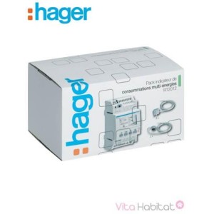 Pack Afficheur modulaire Multiénergies RT2012 - Hager logisty - EC453
