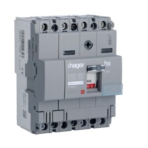 Disj.x160 4P 40kA 40A mag fixe - APPAREILLAGE DE TETE  HAGER HNA041M