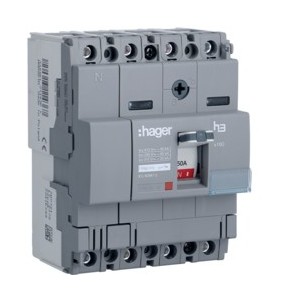 Disj.x160 4P 40kA 50A mag fixe - APPAREILLAGE DE TETE  HAGER HNA051M