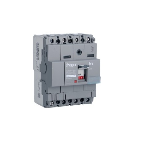 Disj.x160 4P 40kA 63A mag fixe - APPAREILLAGE DE TETE  HAGER HNA064M