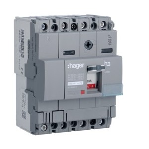 Disj.x160 4P 40kA 63A mag fixe - APPAREILLAGE DE TETE  HAGER HNA064M
