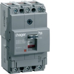 Disj.x160 3P 40kA 125A - APPAREILLAGE DE TETE HAGER HNA125H