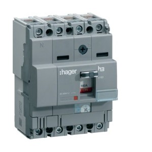 Disj.x160 4P 40kA 125A - APPAREILLAGE DE TETE  HAGER HNA126H