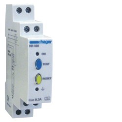 Relais dif 0.3A décl inst - APPAREILLAGE DE TETE HAGER HR502