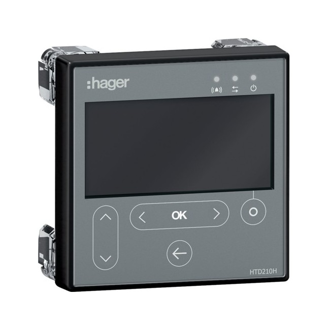 Afficheur porte h3+ - APPAREILLAGE DE TETE  HAGER HTD210H