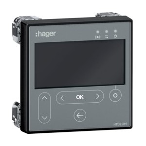Afficheur porte h3+ - APPAREILLAGE DE TETE  HAGER HTD210H