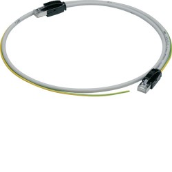 Câble Modbus 2xRJ45+terre 2 m - APPAREILLAGE DE TETE HAGER HTG472H