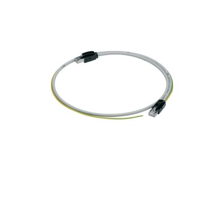 Câble Modbus 2xRJ45+terre 2 m - APPAREILLAGE DE TETE  HAGER HTG472H