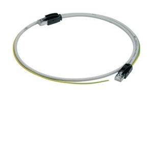 Câble Modbus 2xRJ45+terre 2 m - APPAREILLAGE DE TETE  HAGER HTG472H