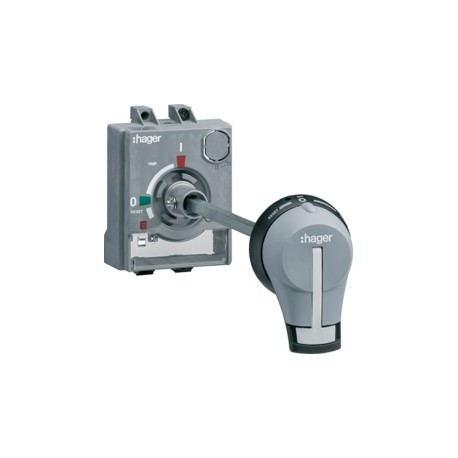 Commande rotative débroch P160 - APPAREILLAGE DE TETE  HAGER HXS031H