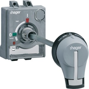 Commande rotative débroch P160 - APPAREILLAGE DE TETE  HAGER HXS031H