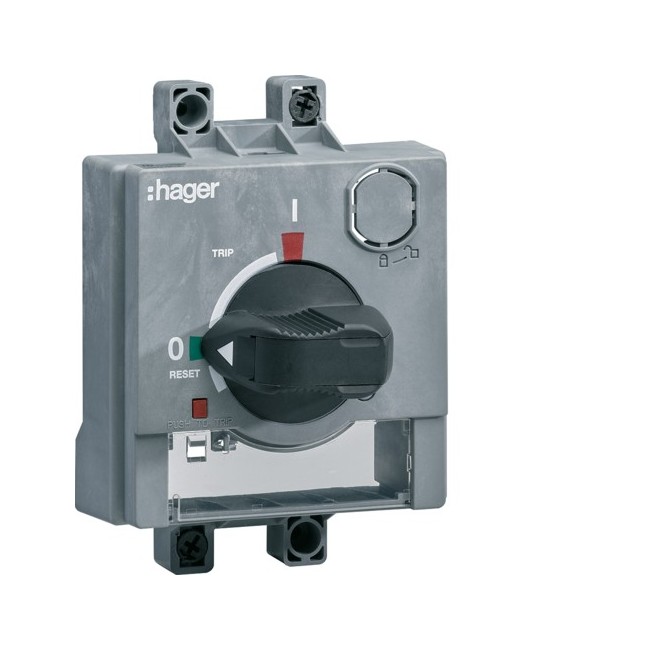 Commande rotative directe P250 - APPAREILLAGE DE TETE  HAGER HXT030H