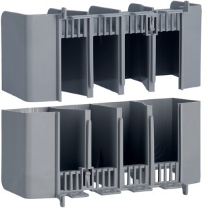 Cache borne x160 4P épanouis. - APPAREILLAGE DE TETE  HAGER HYA024H