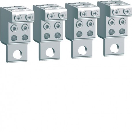 Cage P160 Cu/Al 4P 6x4-25mm² - APPAREILLAGE DE TETE  HAGER HYS056H