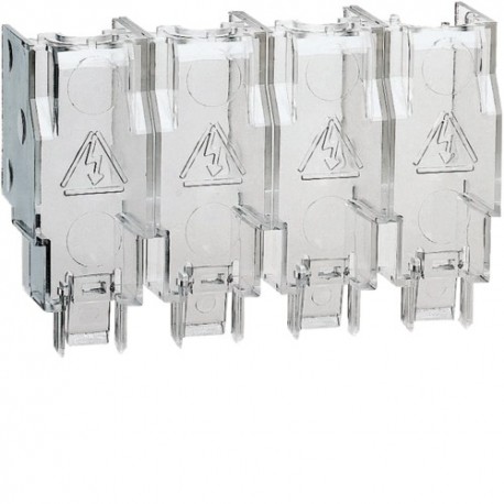 Capot cache borne 1PX4 pour HA - APPAREILLAGE DE TETE  HAGER HZ095