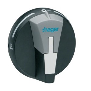 Poignée g pour inter 20A-100A - APPAREILLAGE DE TETE  HAGER HZC010