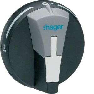 Poignée g pour inter 20A-100A - APPAREILLAGE DE TETE  HAGER HZC010