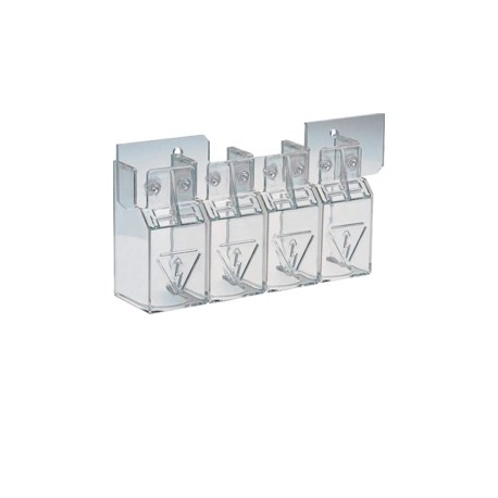 Capot cache borne 4P inter 125 - APPAREILLAGE DE TETE HAGER HZC202