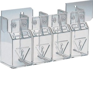 Capot cache borne 4P inter 125 - APPAREILLAGE DE TETE  HAGER HZC202