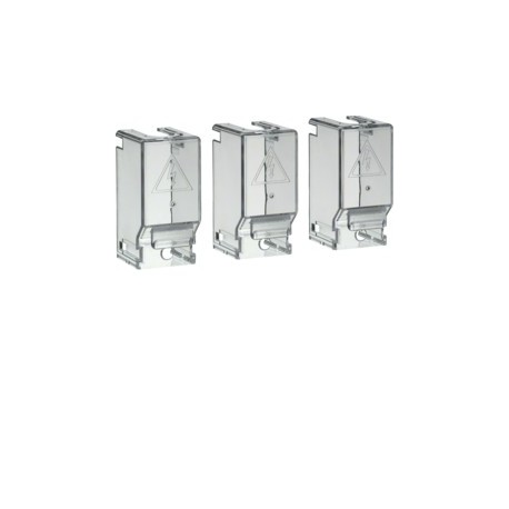 Capot cache borne 3P inter 200 - APPAREILLAGE DE TETE  HAGER HZC203