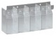 Capot cache borne 4P inter 200 - APPAREILLAGE DE TETE HAGER HZC204