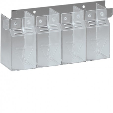 Capot cache borne 4P inter 200 - APPAREILLAGE DE TETE  HAGER HZC204