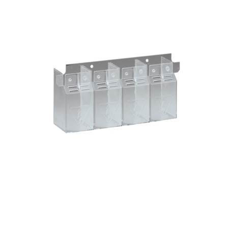 Capot cache borne 4P inter 200 - APPAREILLAGE DE TETE  HAGER HZC204