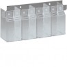 Capot cache borne 4P inter 200 - APPAREILLAGE DE TETE HAGER HZC204