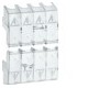 Capot cache borne 4P inter 100 - APPAREILLAGE DE TETE HAGER HZC218