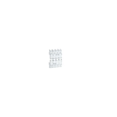 Capot cache borne 4P inter 100 - APPAREILLAGE DE TETE HAGER HZC218
