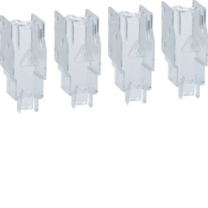 Capot cache borne 4P inter fus - APPAREILLAGE DE TETE  HAGER HZF203