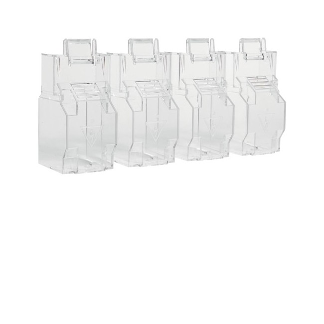 Capot cache borne 4P inter fus - APPAREILLAGE DE TETE  HAGER HZF205