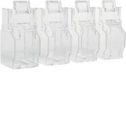 Capot cache borne 4P inter fus - APPAREILLAGE DE TETE  HAGER HZF205