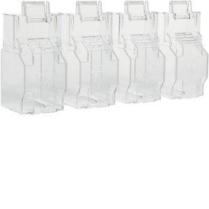 Capot cache borne 4P inter fus - APPAREILLAGE DE TETE  HAGER HZF205