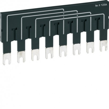 Barre pont 2X4P 63-125A - APPAREILLAGE DE TETE  HAGER HZI400