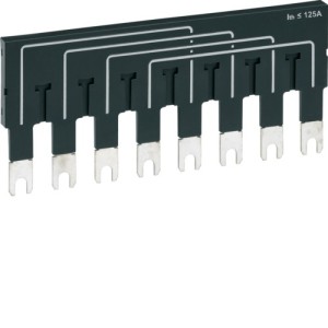 Barre pont 2X4P 63-125A - APPAREILLAGE DE TETE  HAGER HZI400