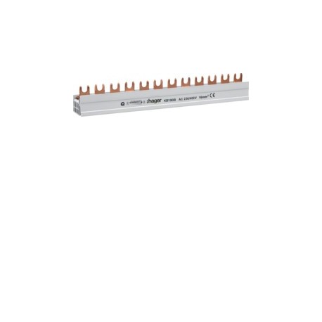 Barre pont 1P lang 20mm² 57m - CONNEXION  HAGER KB190B