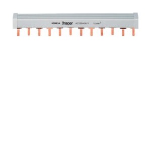 Barre pont 3P+N lang.16mm² 57m - CONNEXION  HAGER KB480B